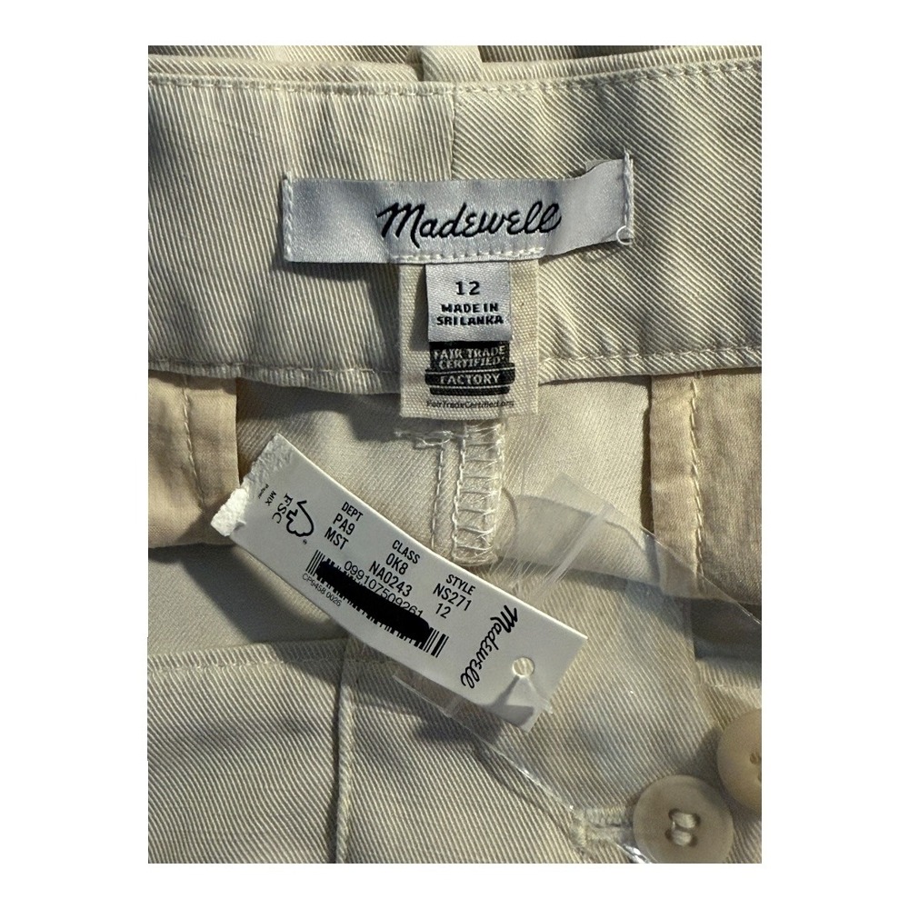 Madewell The Slouchy Straight Pant Leg‎ Size 12 Fair Trade Certified NWT - Picture 4 of 7